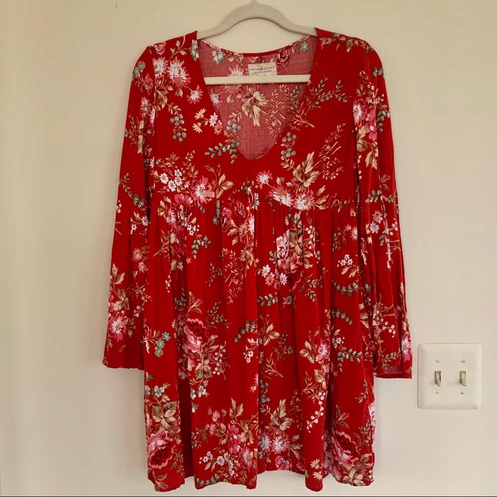 Boho Floral Swing Dress by Ralph Lauren